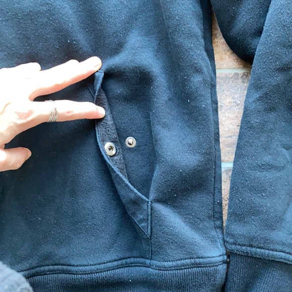 Michael Kors black fleece zip up - Picture 2 of 5